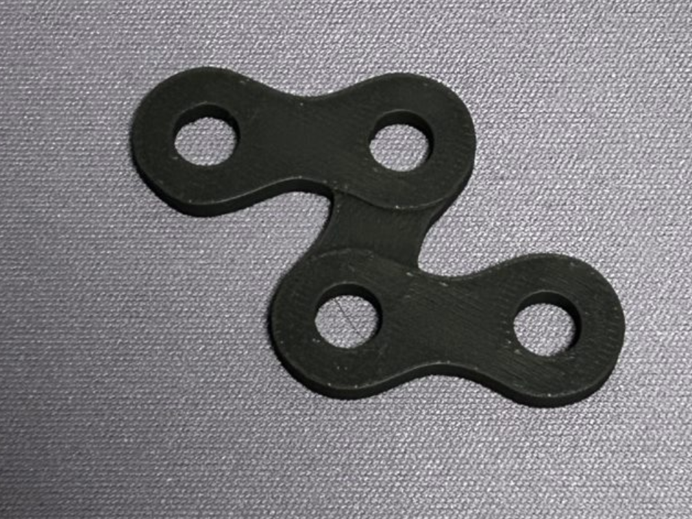Bike chain keychain