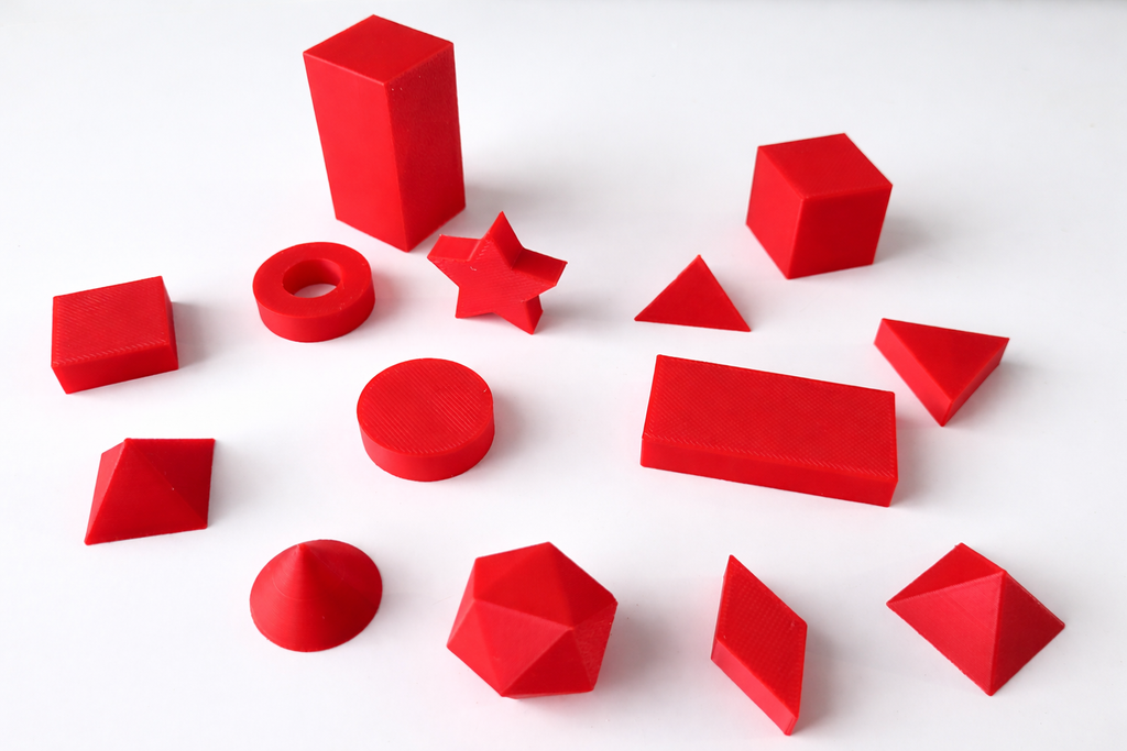 3D Printed Simple Geometric Shapes