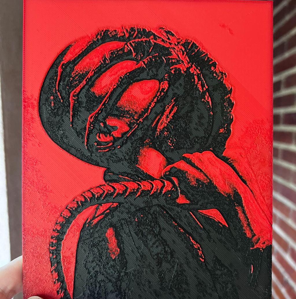 Alien Romulus (Xenomorph) hueforge, only 2 colour