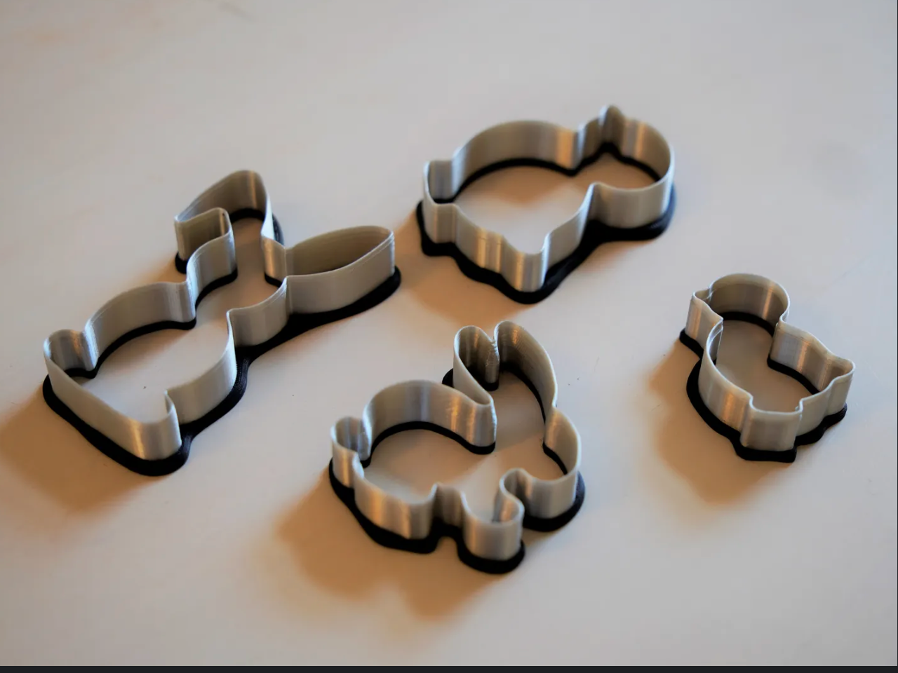 Easter Cookie Cutters Bunny Chicken