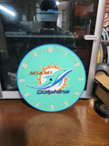Miami Dolphins Clock