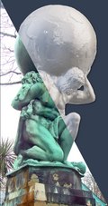 Hercules/Atlas holding up the sky
