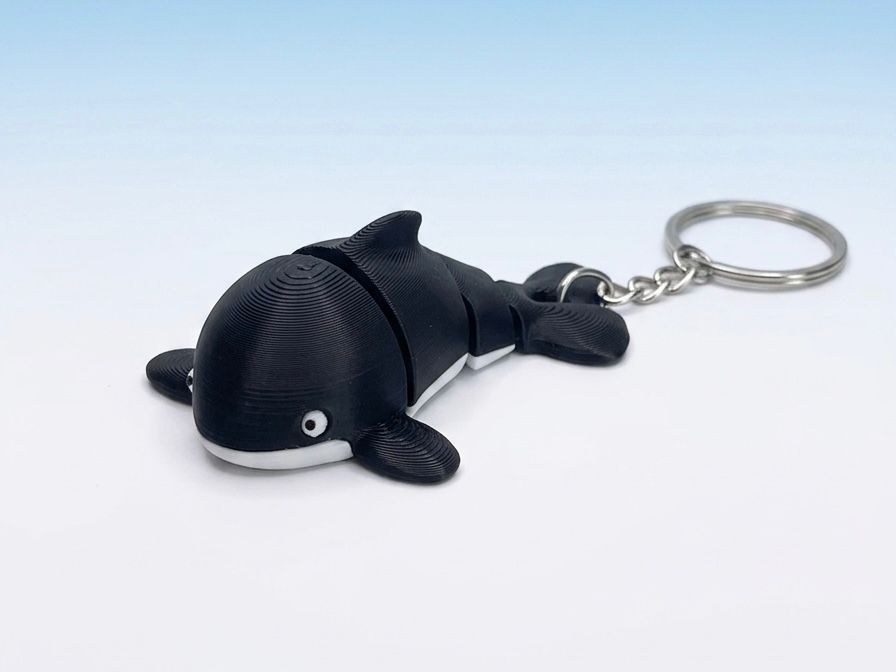 Flexi Orca keychain