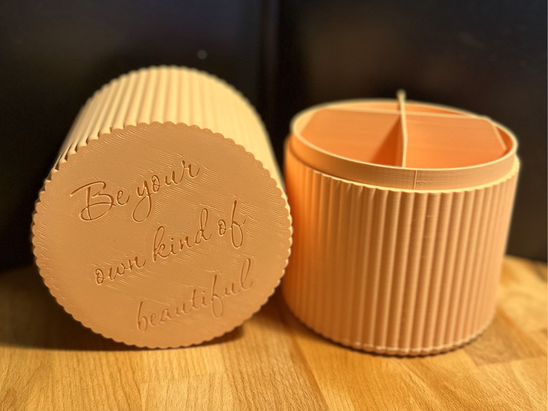 Make up brush container
