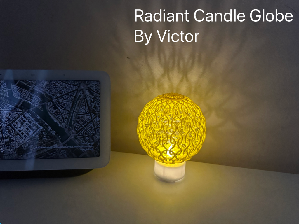 Radiant Candle Globe