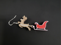 santas sleigh earring