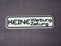 Modernes Keine Werbung Schild