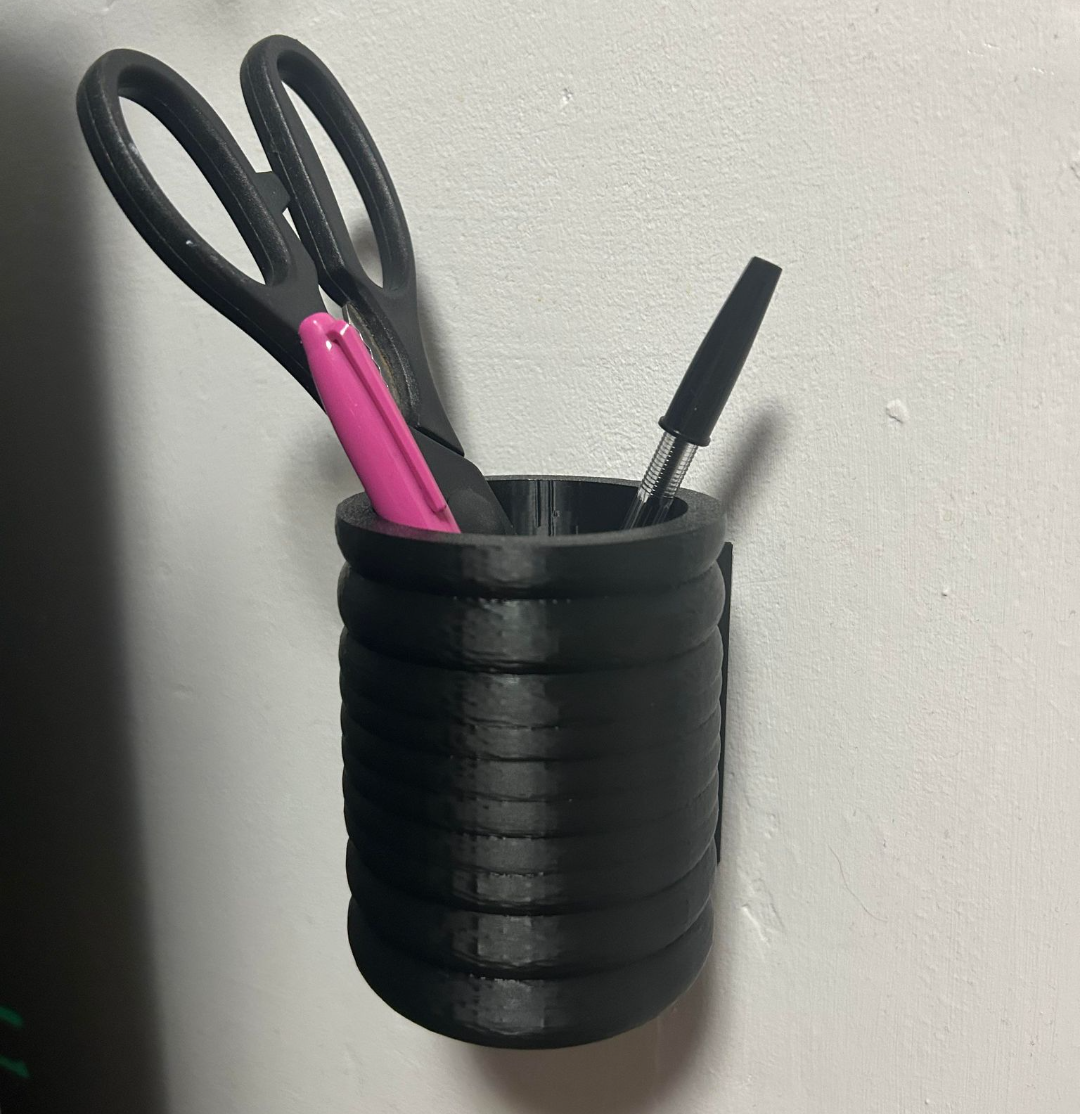 Wall Mounted Pencil / Storage Pot