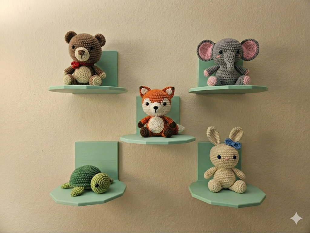 The Stuffie Stand – Minimalist Plush Toy Display