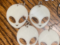 Alien earrings