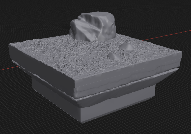 Rocks - Dirt Grass Terrain - DungeonBlocks