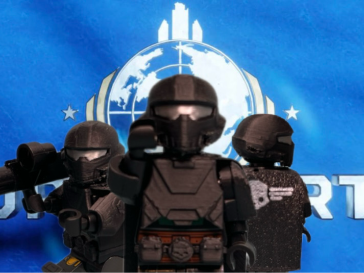 Brick helldivers B-01 tactical armor