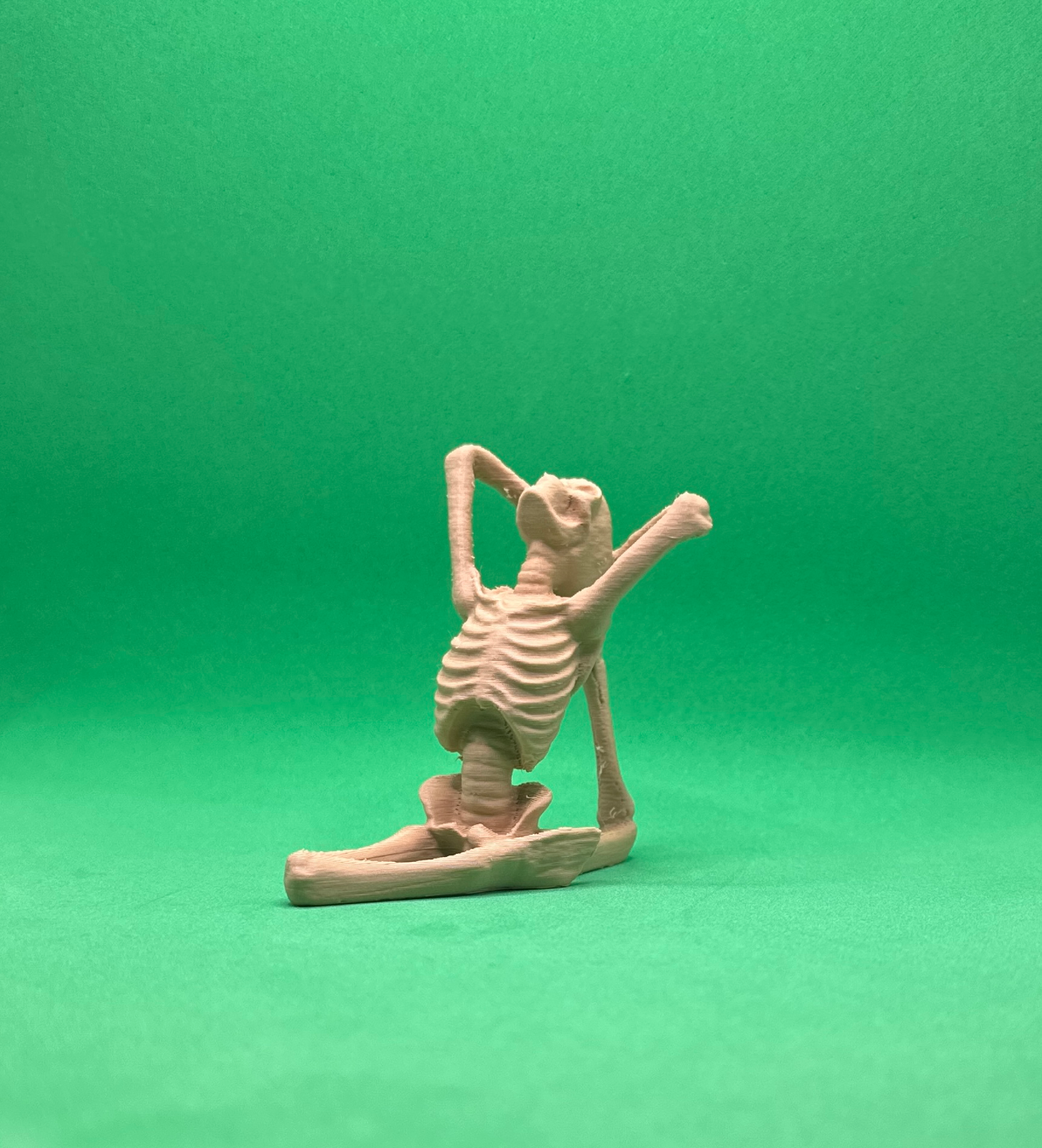 Three Skeletons Doing Yoga