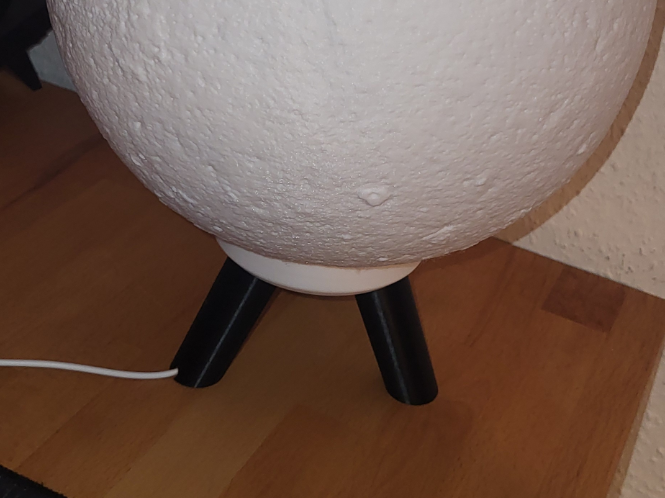 SVS Nasa Moon Ständer versteckes Kabel LED 001
