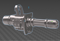1/100 scale Gatling Gun for Gundam