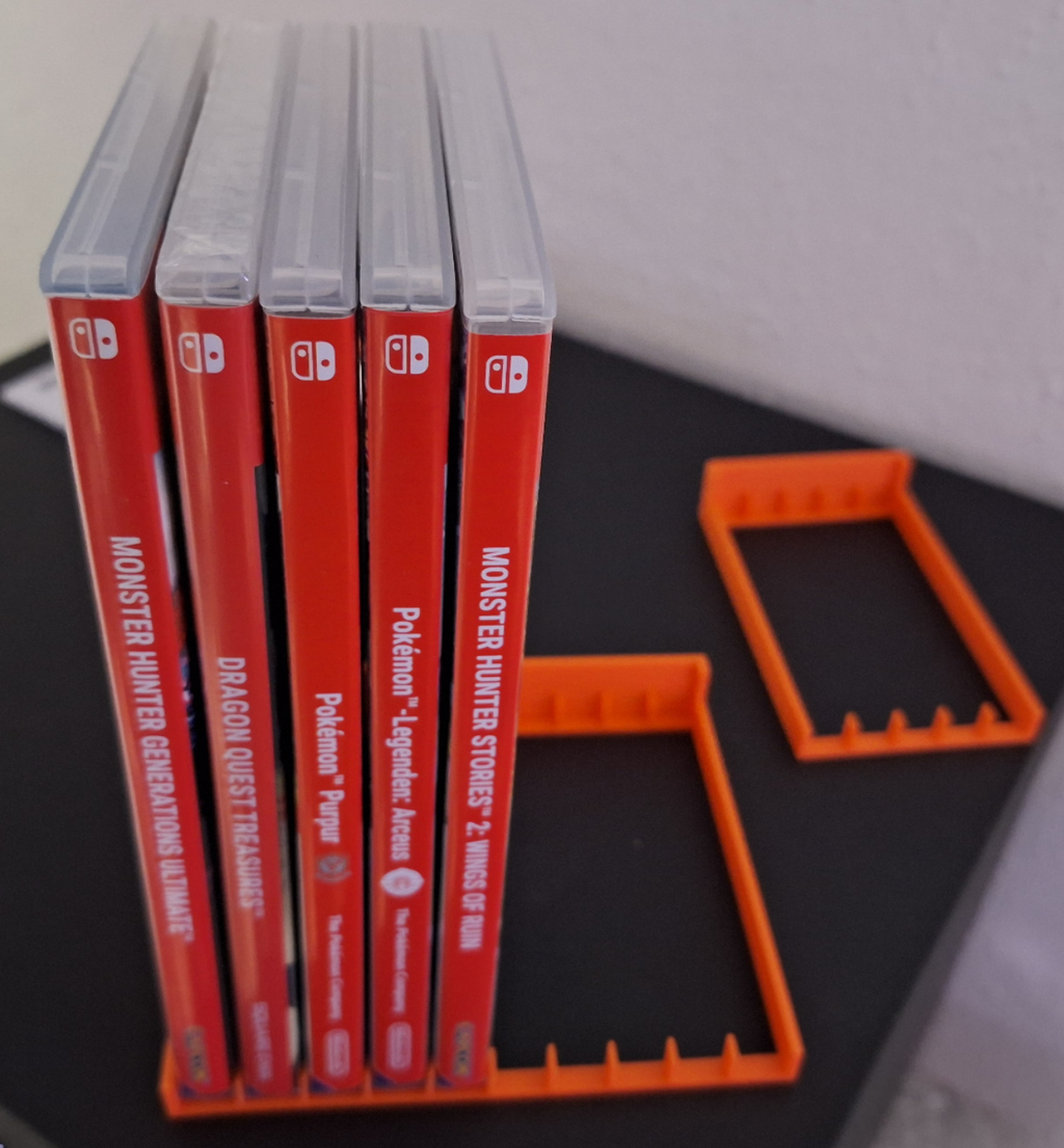 Switch Games Holder / Stand 5 or 10 games<50min V2