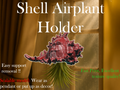 Shell Airplant Holder OR Just use as Decor !