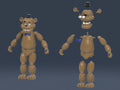 Single Extruder/Multi Part FNAF Freddy (fusion360)