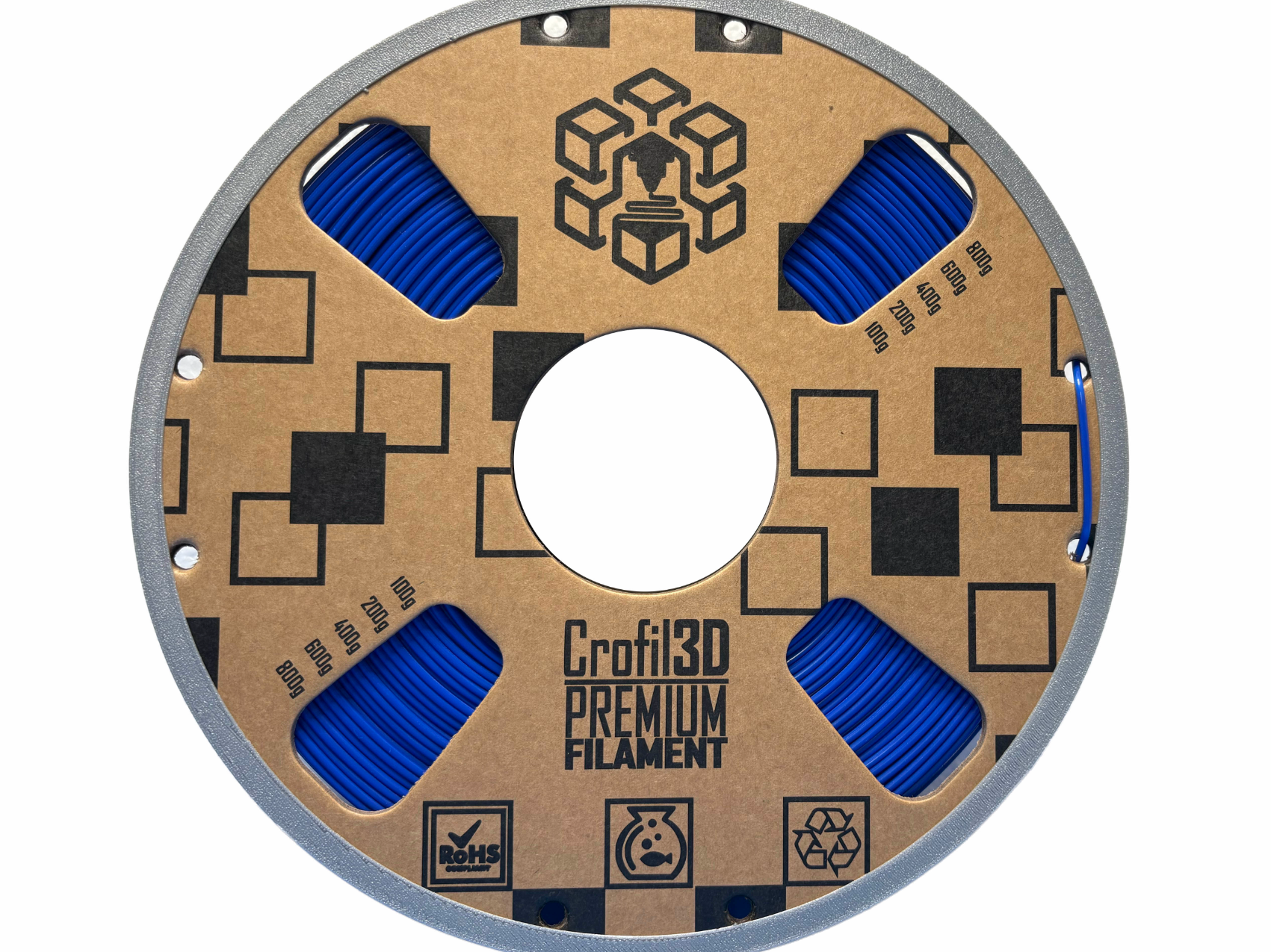 Crofil 3D Cardboard Spool Edge Black Spool