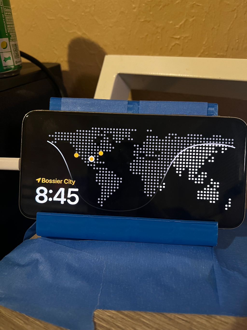 Phone holder for standby and for tablet.