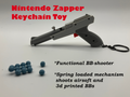 NES Zapper Keychain - functional BB shooter toy