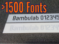 makerworld FONT previewer >1500 fonts