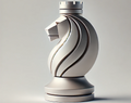 3D chess piece of a lion