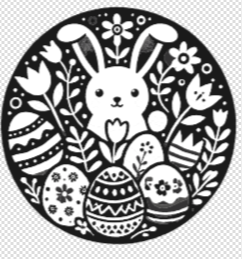 Easter mug coaster
