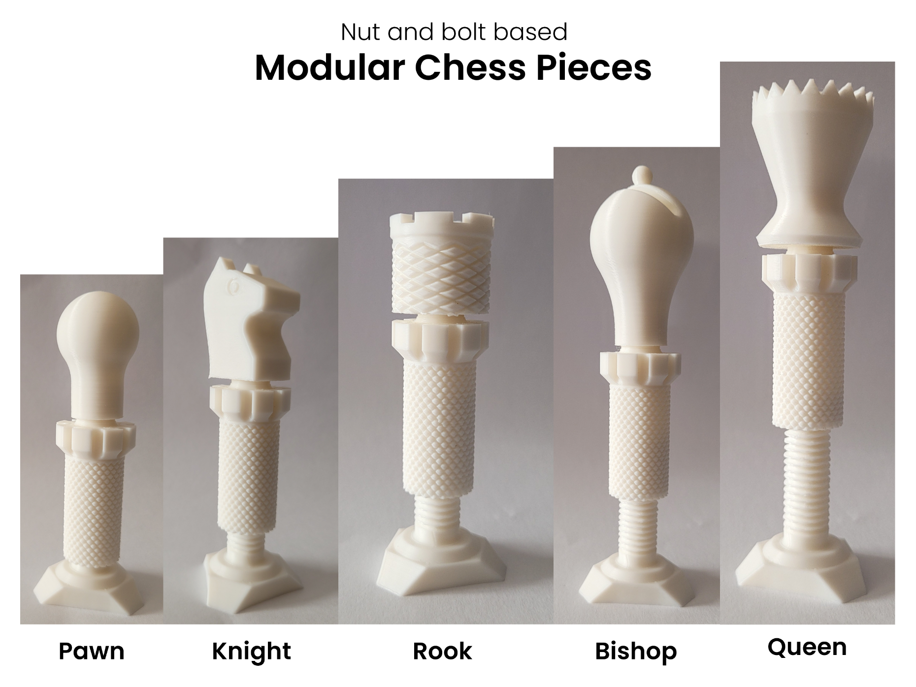 Modular Chess Pieces