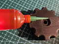 Luer Lock Tightening Wheel for Syringe Tips