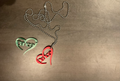 Dance Heart (Hollow for necklace, backpack, etc.)