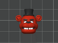 Freddy Fazbear brick man head