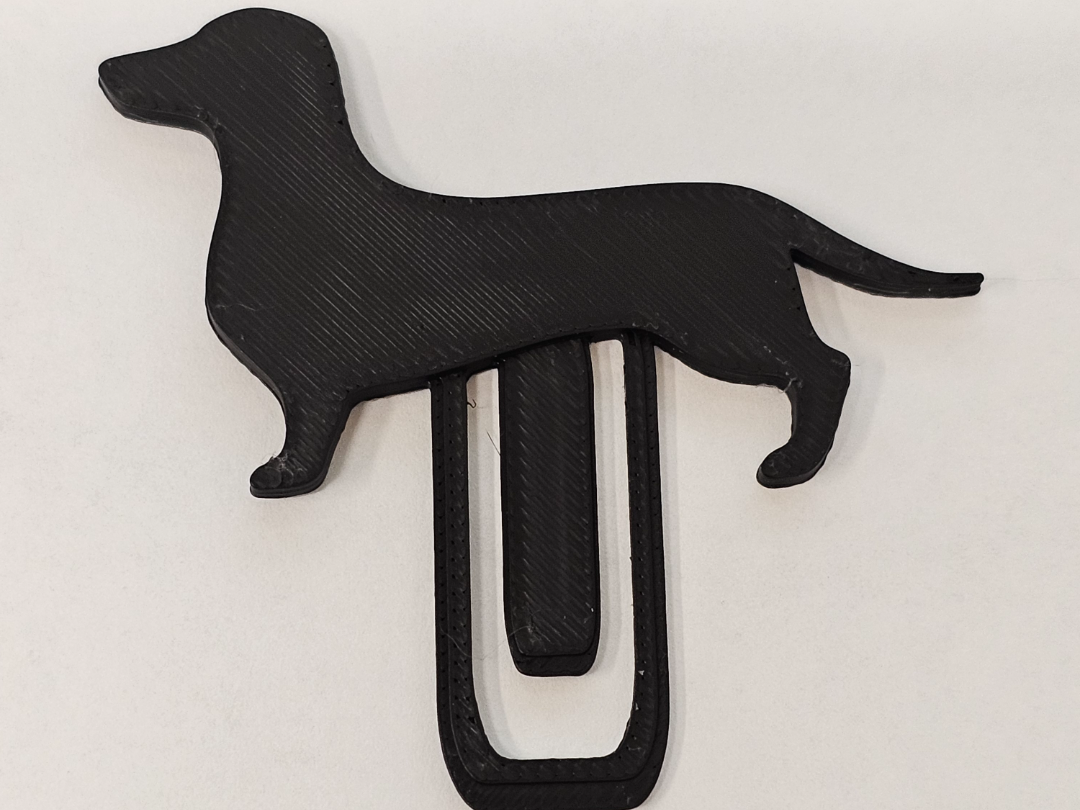 Simple Dachshund Dog Bookmark - Commercial Use