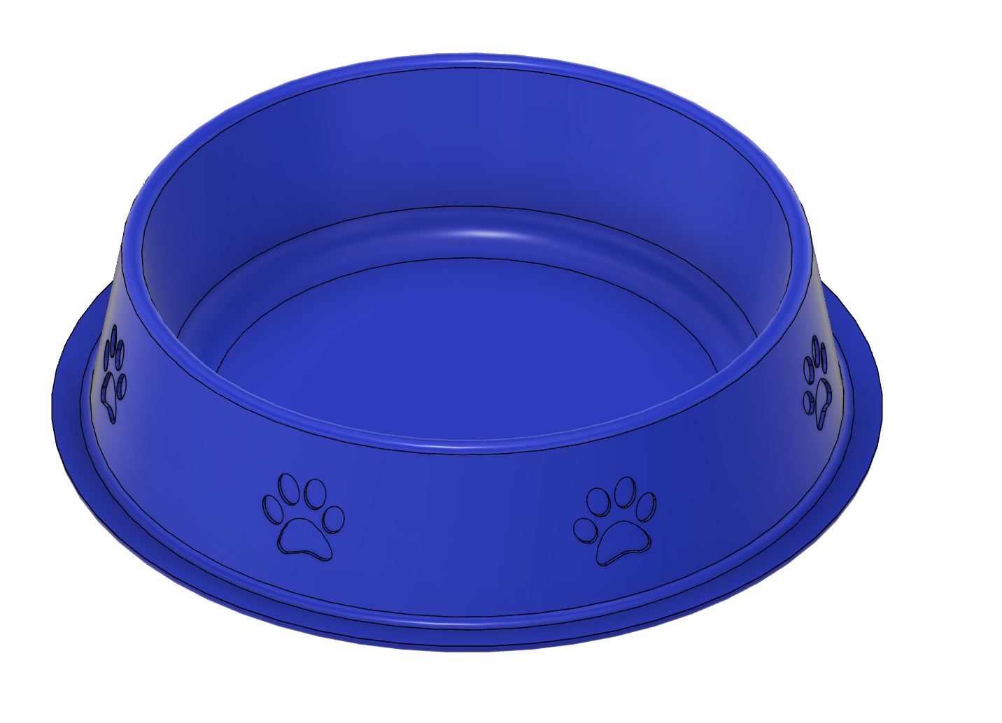 Cat or dog food or water bowl