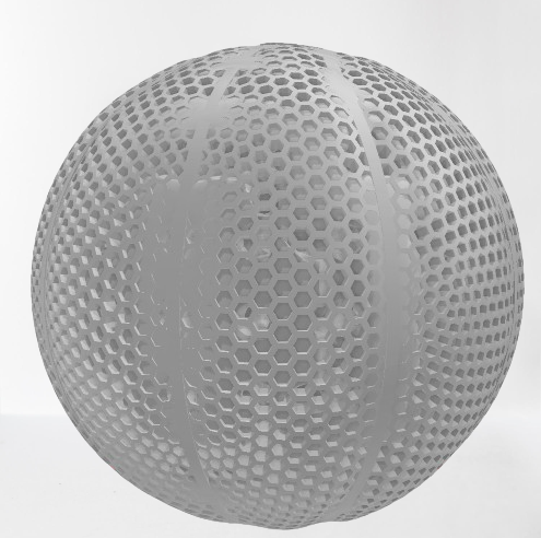 Wilsons Airless Basketball - jumps high