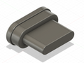 Dust cover for Apple lightning charging port