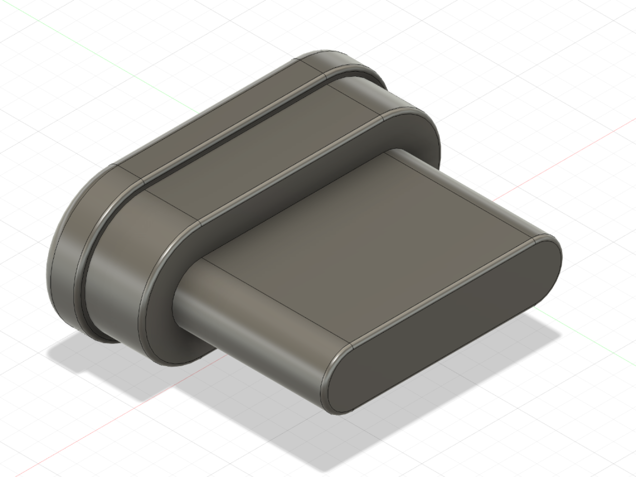 Dust cover for Apple lightning charging port