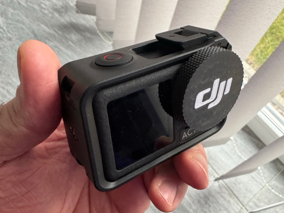 DJI Osmo Action 5 Pro Lens Cover with logo
