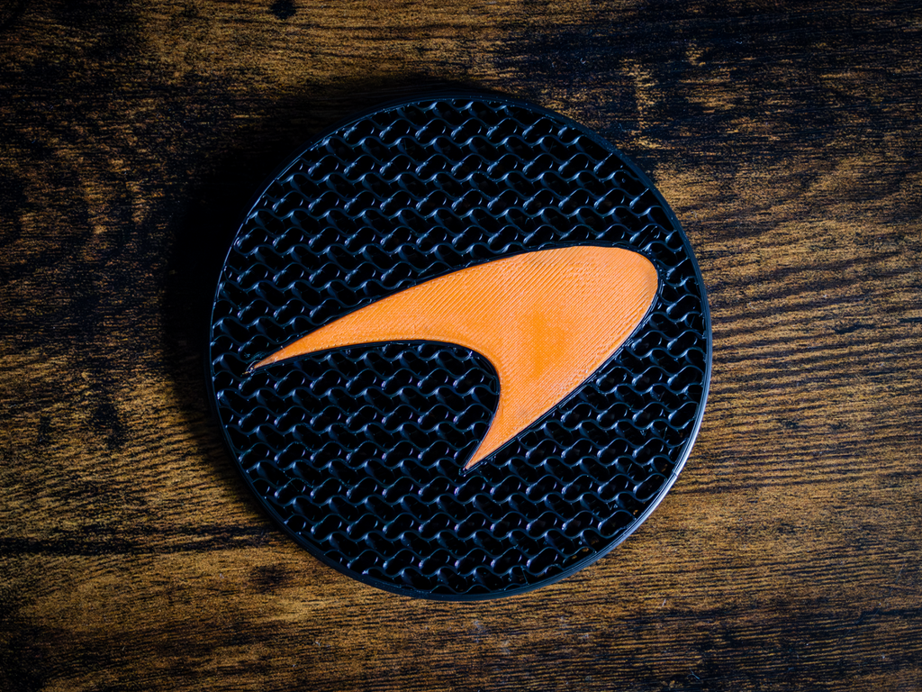 McLaren F1 Team Logo Coaster using Infill