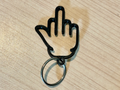 Funny Middle Finger Keychain