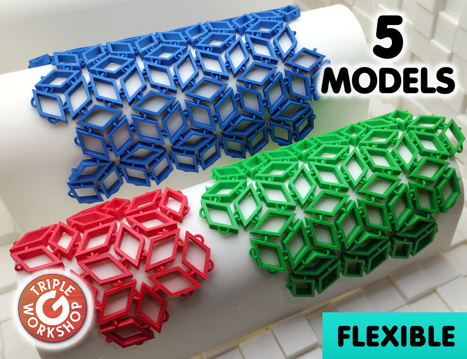 Flexible Diamond Mesh ⬨ 5 Models
