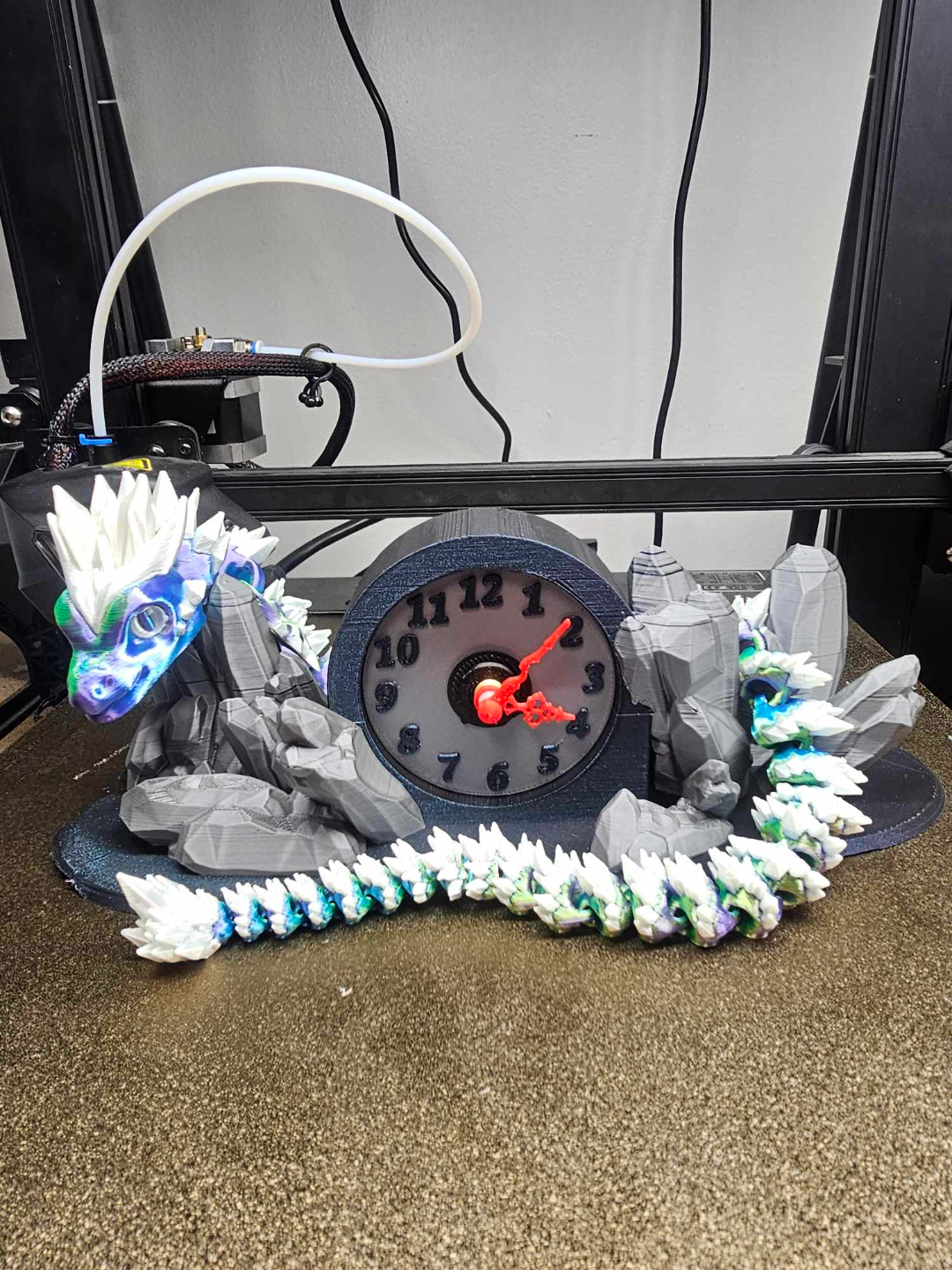 Articulated Dragon Clock