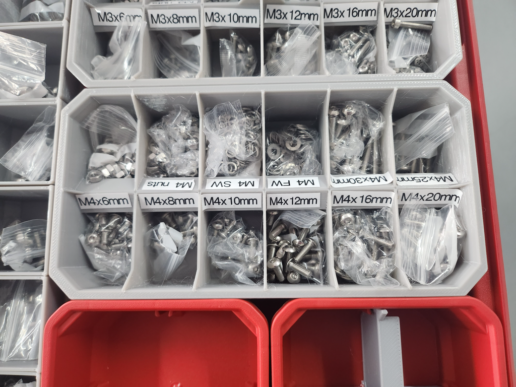 6x2 Ice cube tray Packout low profile center