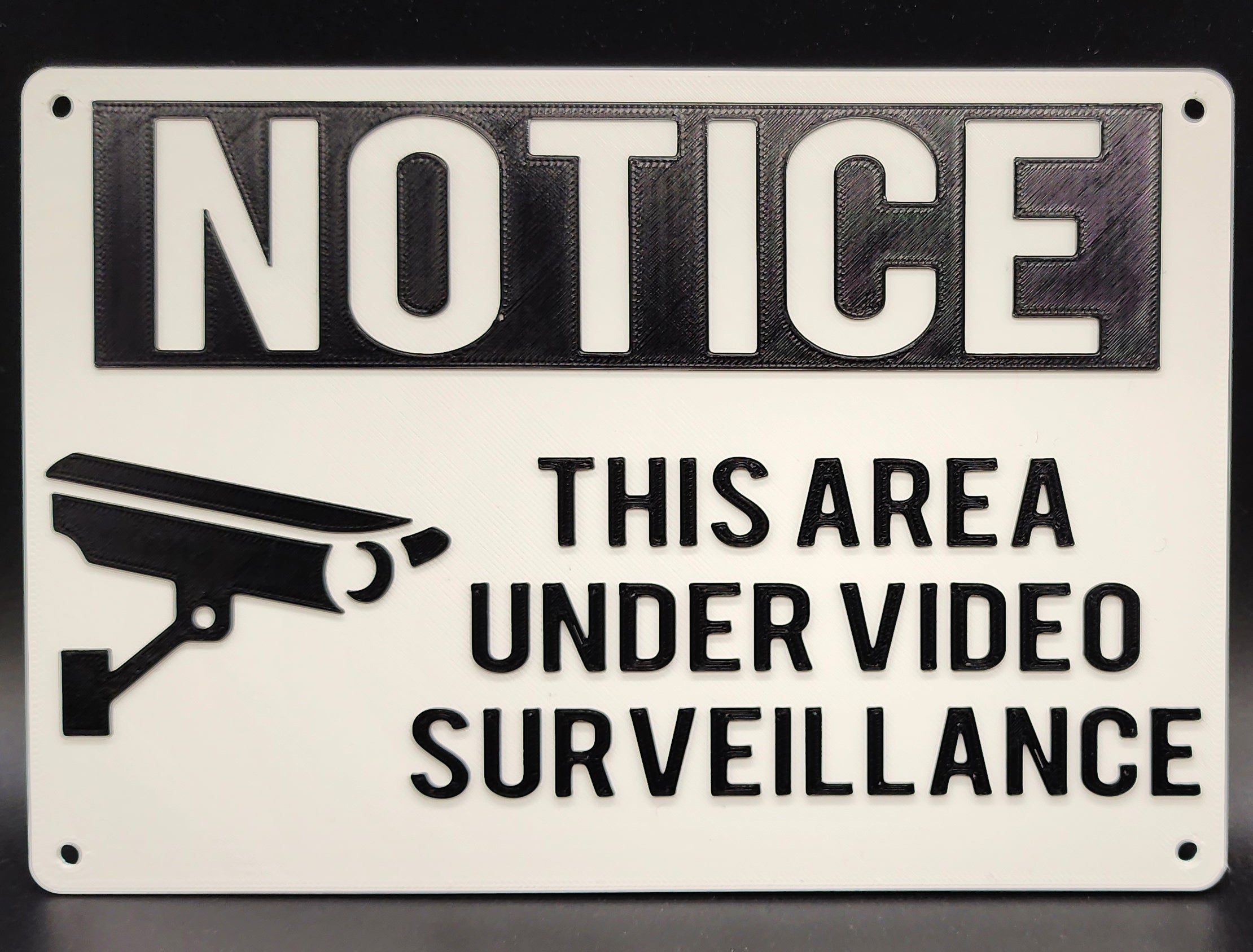 Video Surveillance Signs 2 Color