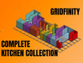 Gridfinity Complete Kitchen Collection (w/ Modular Expansion Pieces)