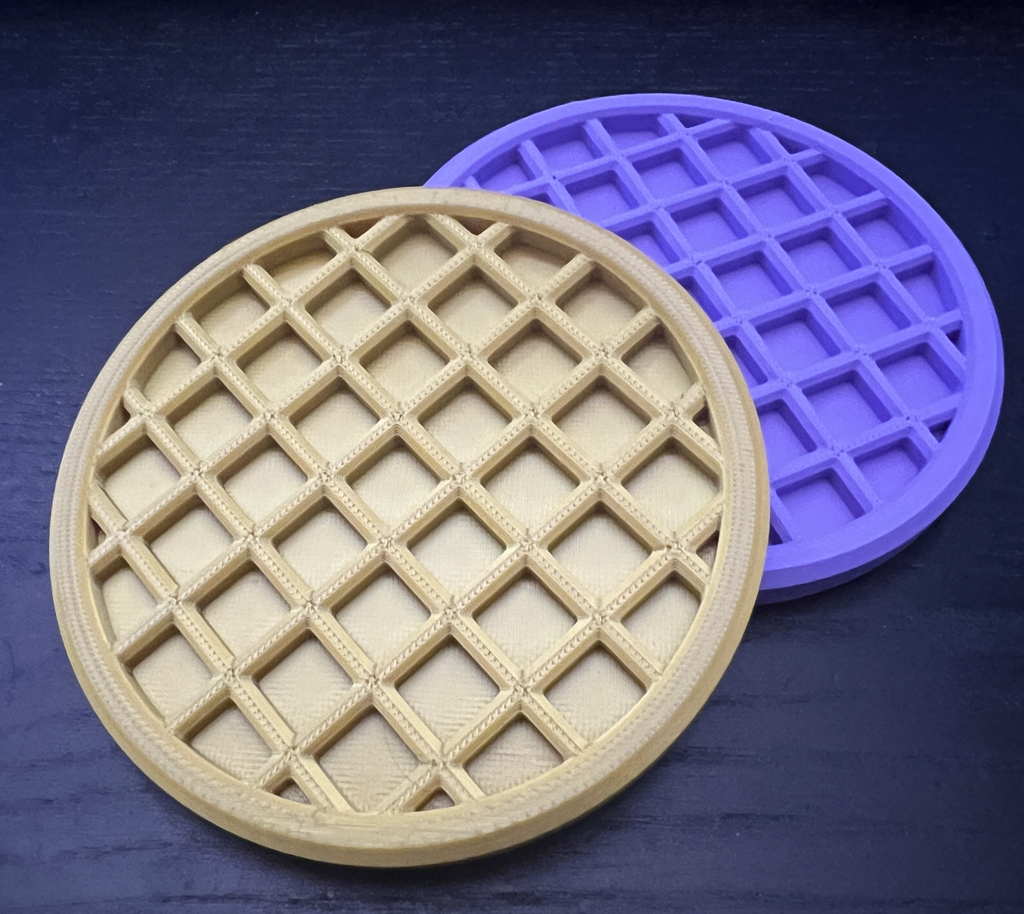 Waffle Drink Coaster