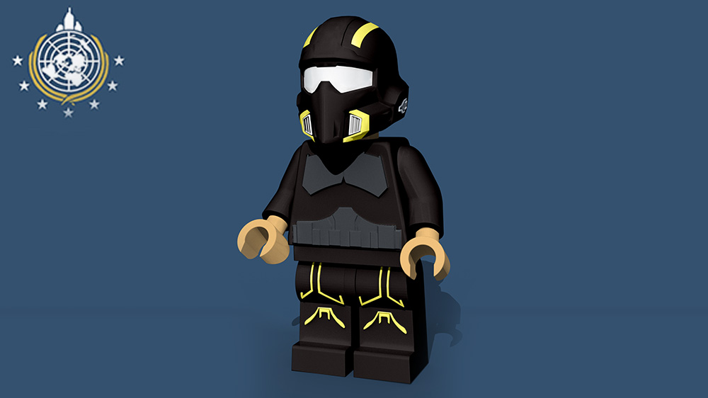 L.E.G.O HELLDIVER from HELLDIVERS 2