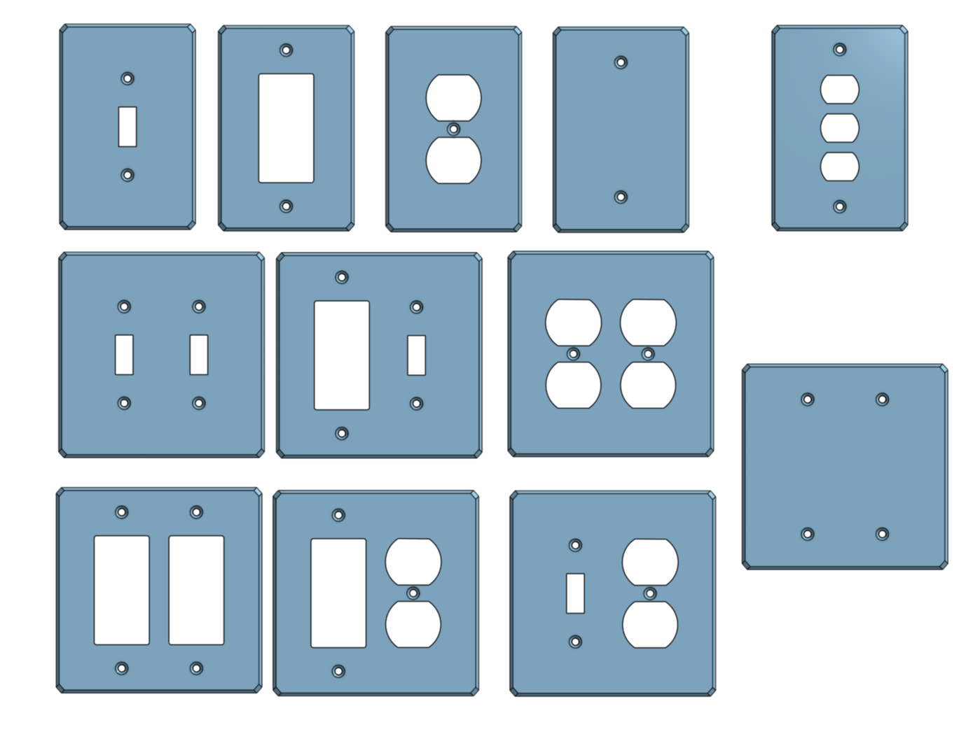 Light Switch Cover, Outlet Cover, GFCI Cover...