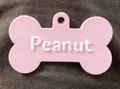 Doggie Name Tag Peanut