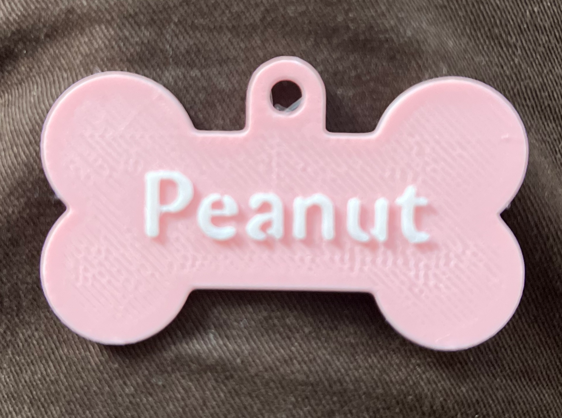 Doggie Name Tag Peanut